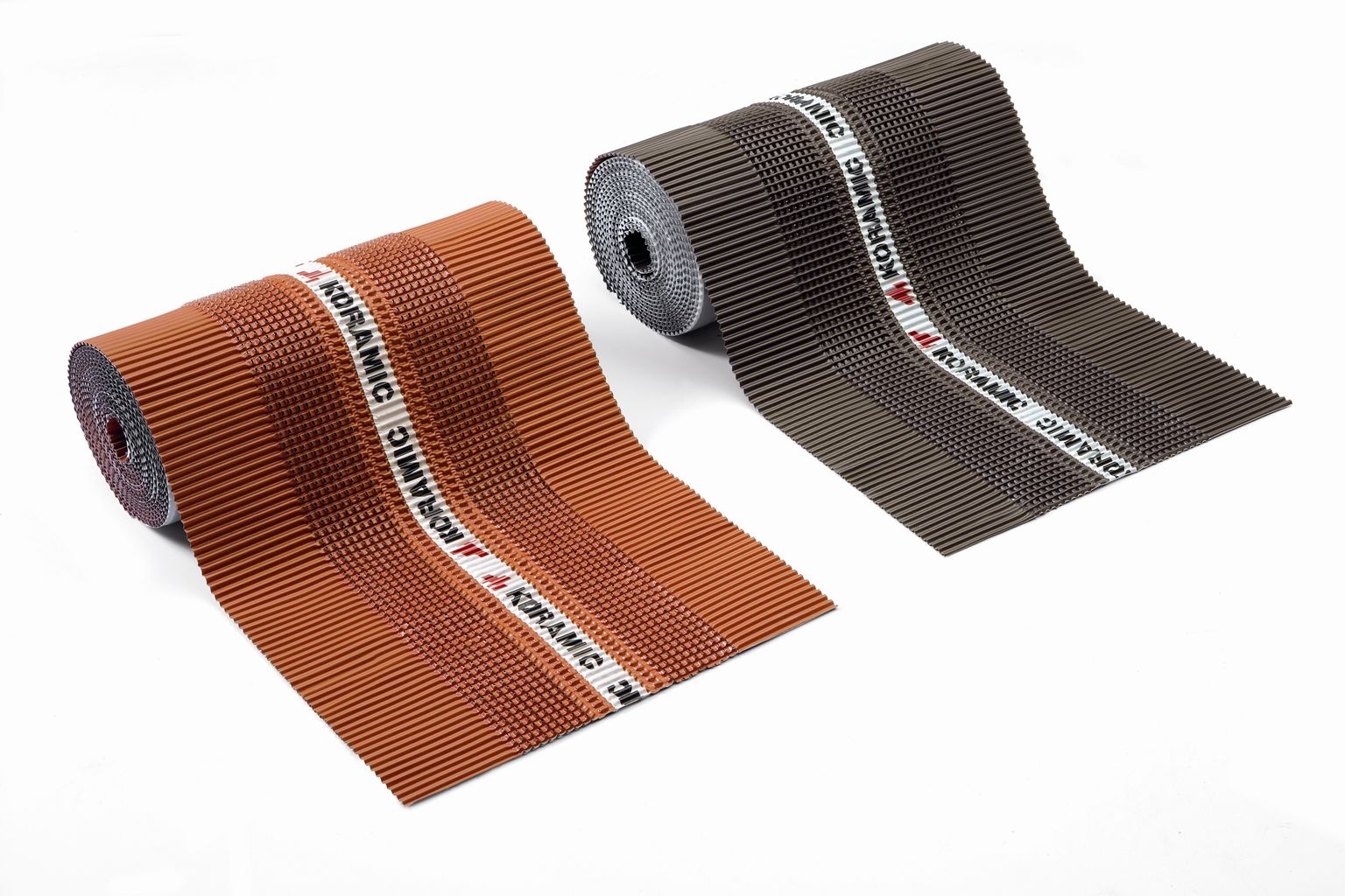 Ondernok grafirol 320mm rood/bruin   5m/r