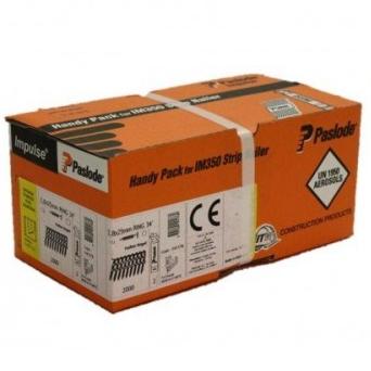 Pasl nagels haften im45gn 2,8x25mm inox 1000st/pak eur/pak