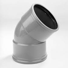 Rwa grijs bochten 45gr  60 mm eur/st