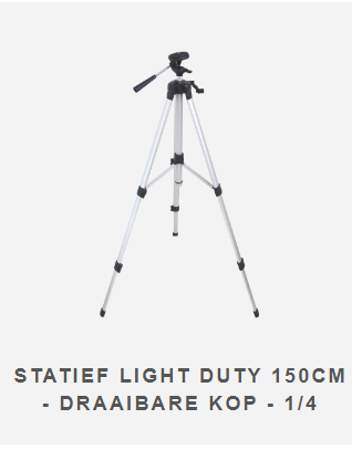 Fut statief light duty 150cm