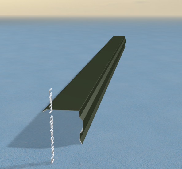 Dakpanplaat randslab klein 2,10m anthra r7024 eur/st productie modde heule