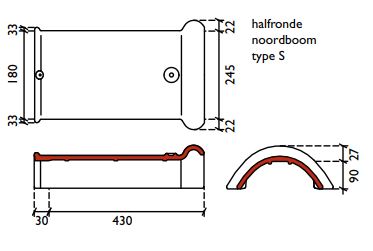 Lf fontenelle noordboom hv 40cm double black