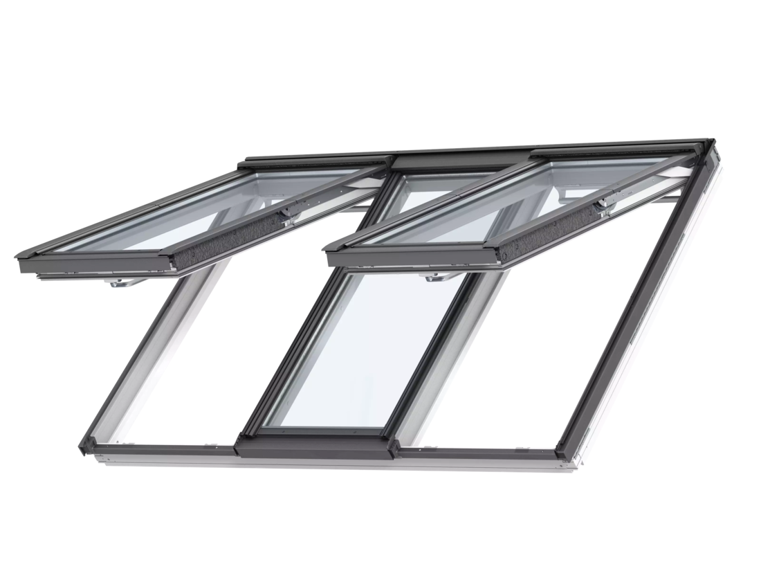 Velux gpls 2066 ffkf08 3in1 energy&comfort hout wit geverfd