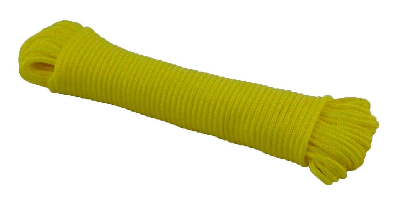 Led gevlochten nylon fluo 3mm    20m kaart