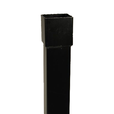 Galva stampijp 100/100mm   1m zwart