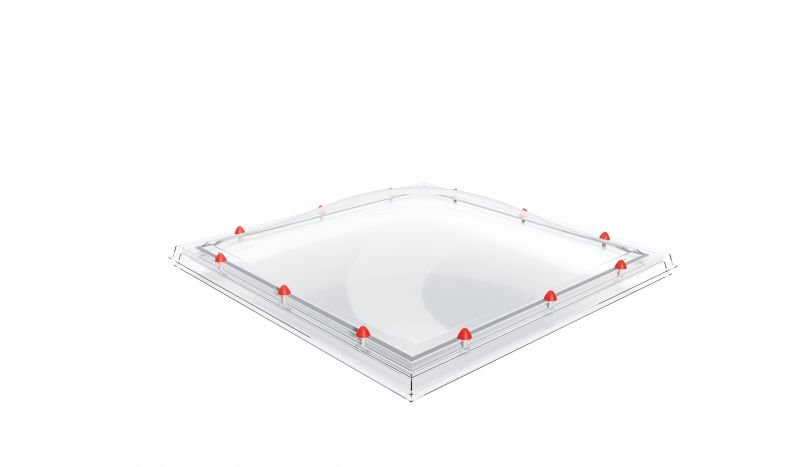 Koepels 3w 100/230 heatstop polycarbonaat