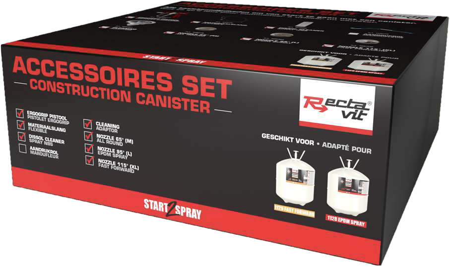Kit d’accessoires Construction Canister