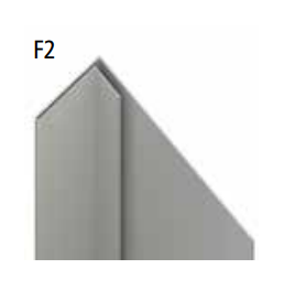 Zink   vm f2  anthra afwerkprofiel 3m/st 220020618