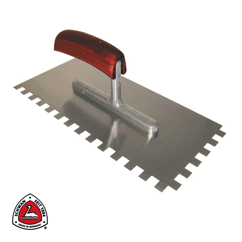 Prax getande spaan 10x10 280x130mm 10st/ds eur/st