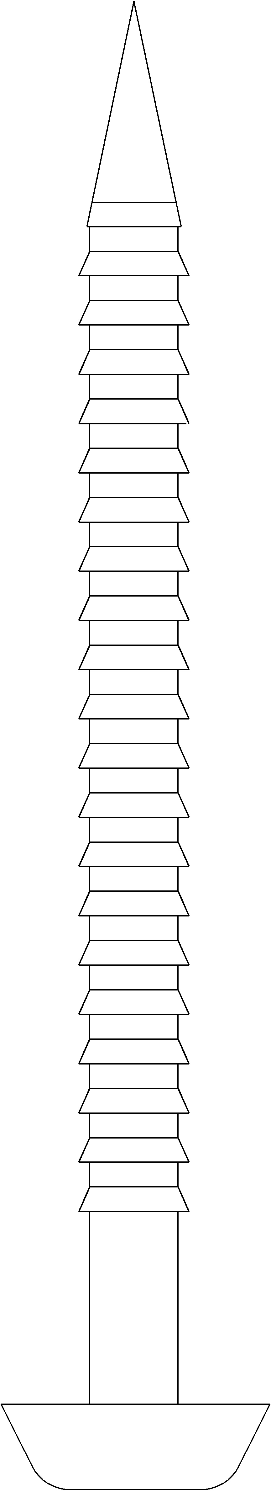 Dp 1090 schroefnagel polytop 30mm 500st 0003
