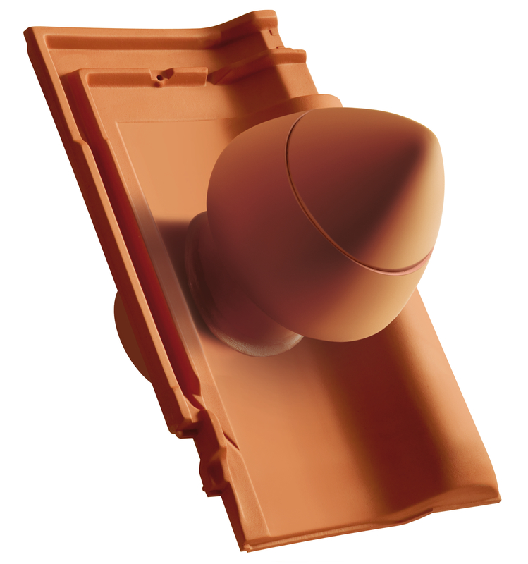 Crea kit kokerpan 125mm+kapje+adapter harmonica havana bruin engobe eur/st 674