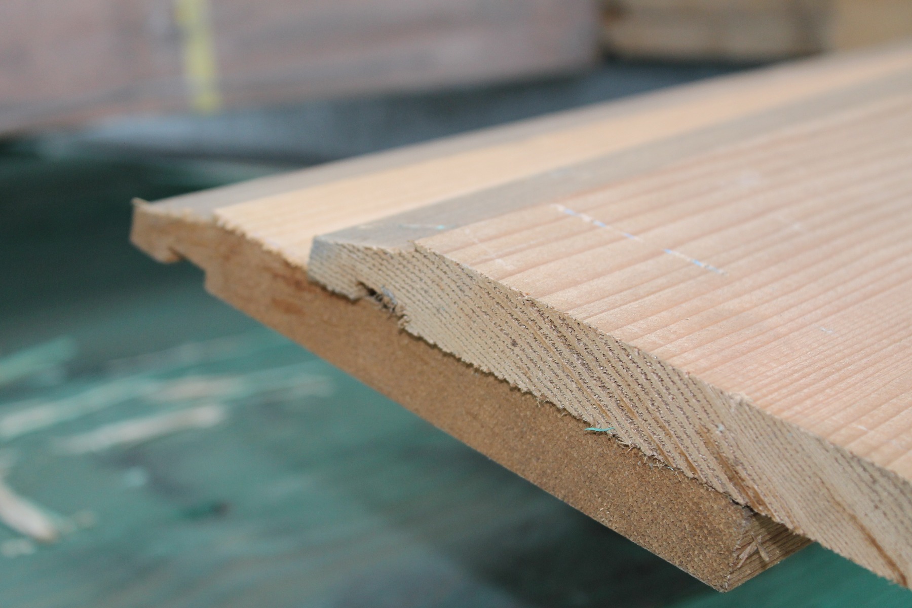 Boordplank 4/4 x 18 meranti geschaafd eur/lm