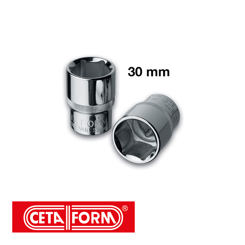 Prax 1/2" dop 6-kant - 30 mm eur/st
