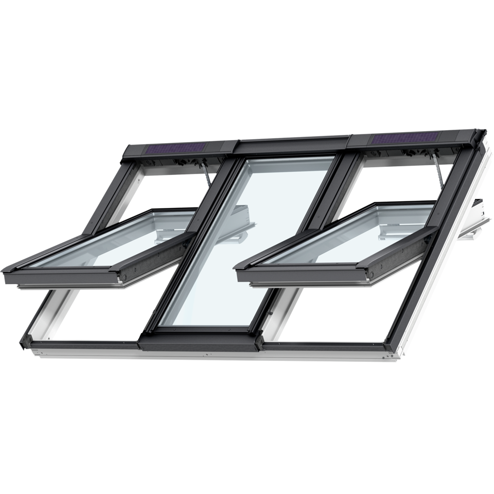 Velux ggls integra 207030 mmk08 2in1 zonne-energie energy&comfort hout wit geverfd