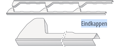 Ji thermoroof 30 set eindkap 33.250.1000 wit eur/st