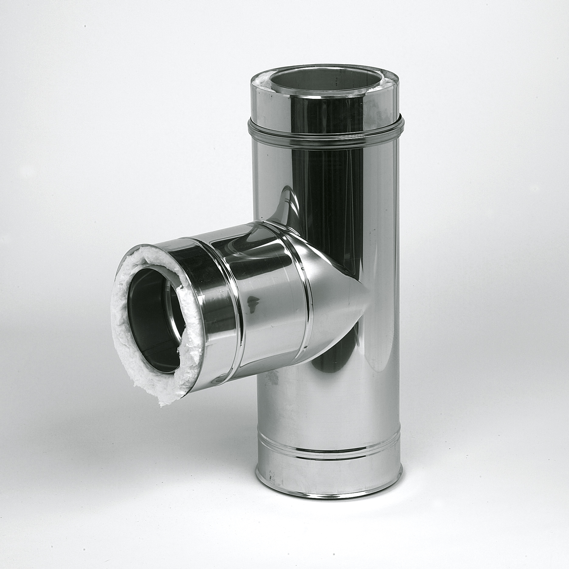 Inox dw 125 t-stuk met dop eur/st   754181