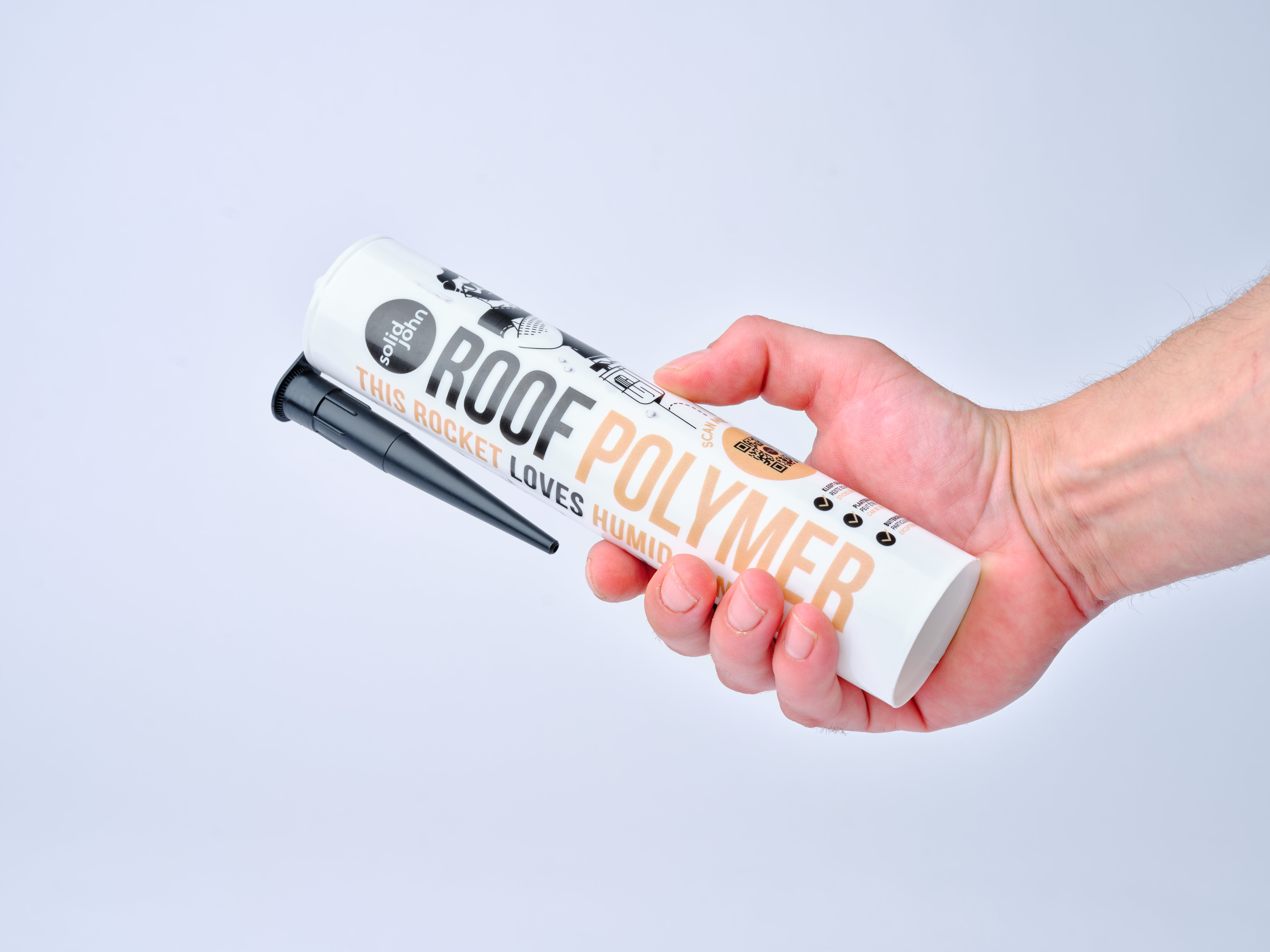 Solid john roof polymeer 290ml koker 12st/ds eur/st