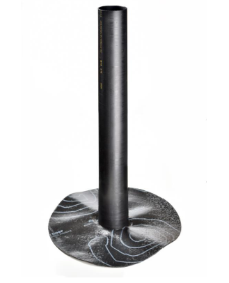 Roof afvoer pe dia  50 l 60cm met roofingslab eur/st