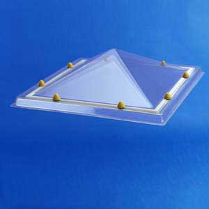 Koepels dw 050/050 piramide acrylaat