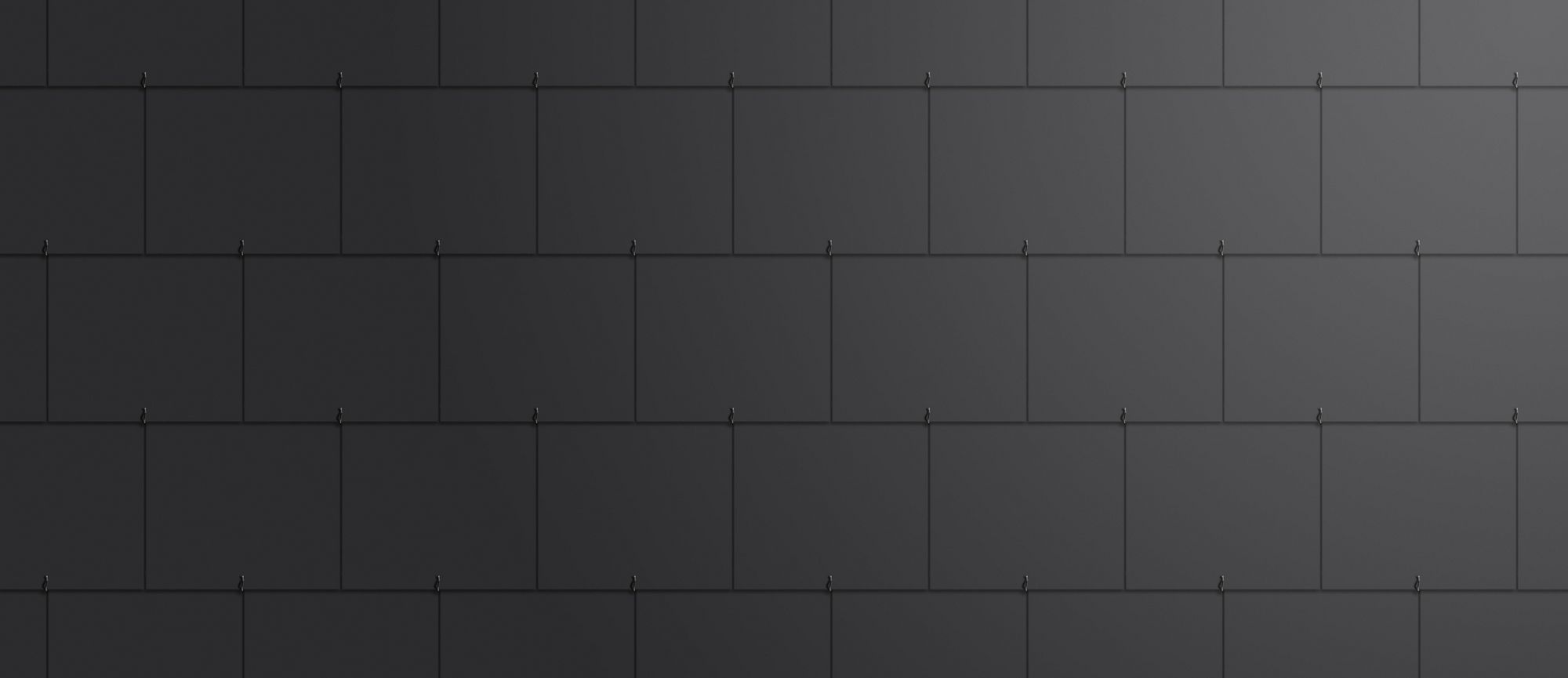 Cedral alterna lei 60/30 zwart zonder gaten - twee afgesneden hoeken 10st/pak eur/st