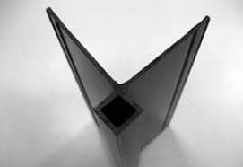 Equitone buitenhoekprofiel pvc zwart 12x12x2500 eur/st