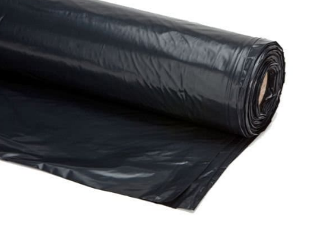 Bouwfolie 0,10 mm opaak  6mx 50m eur/r