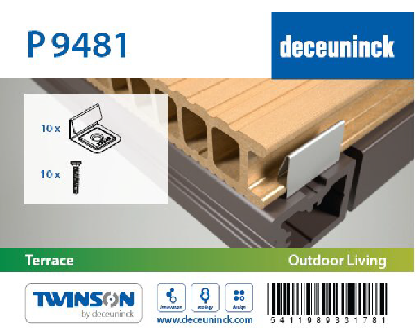 Dp 9481 starterclips + vijzen (10st) eur/ds