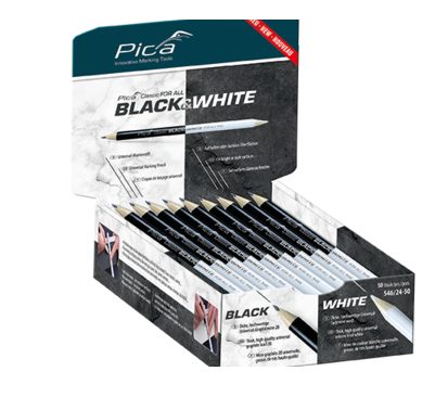Pica for all univ potlood zw/wit eur/st