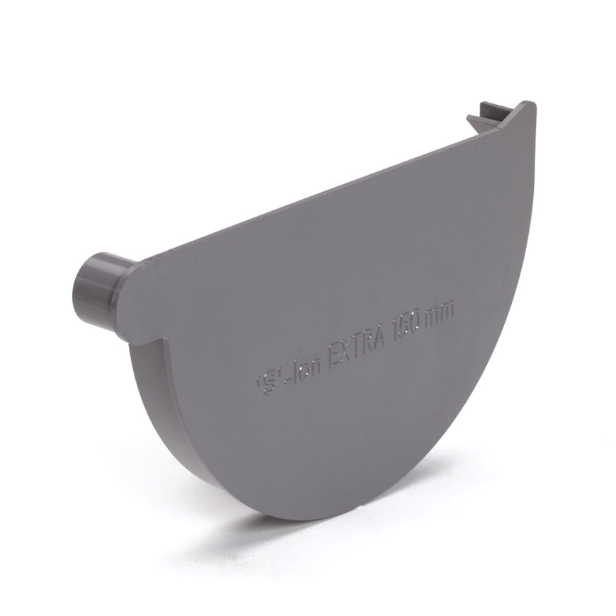 S-lon   eindstuk r 150mm grijs eur/st