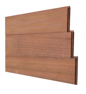 Ayous thermo vlakke planchet dikte 15mm br. 130mm x lengte 3,05m eur/lm