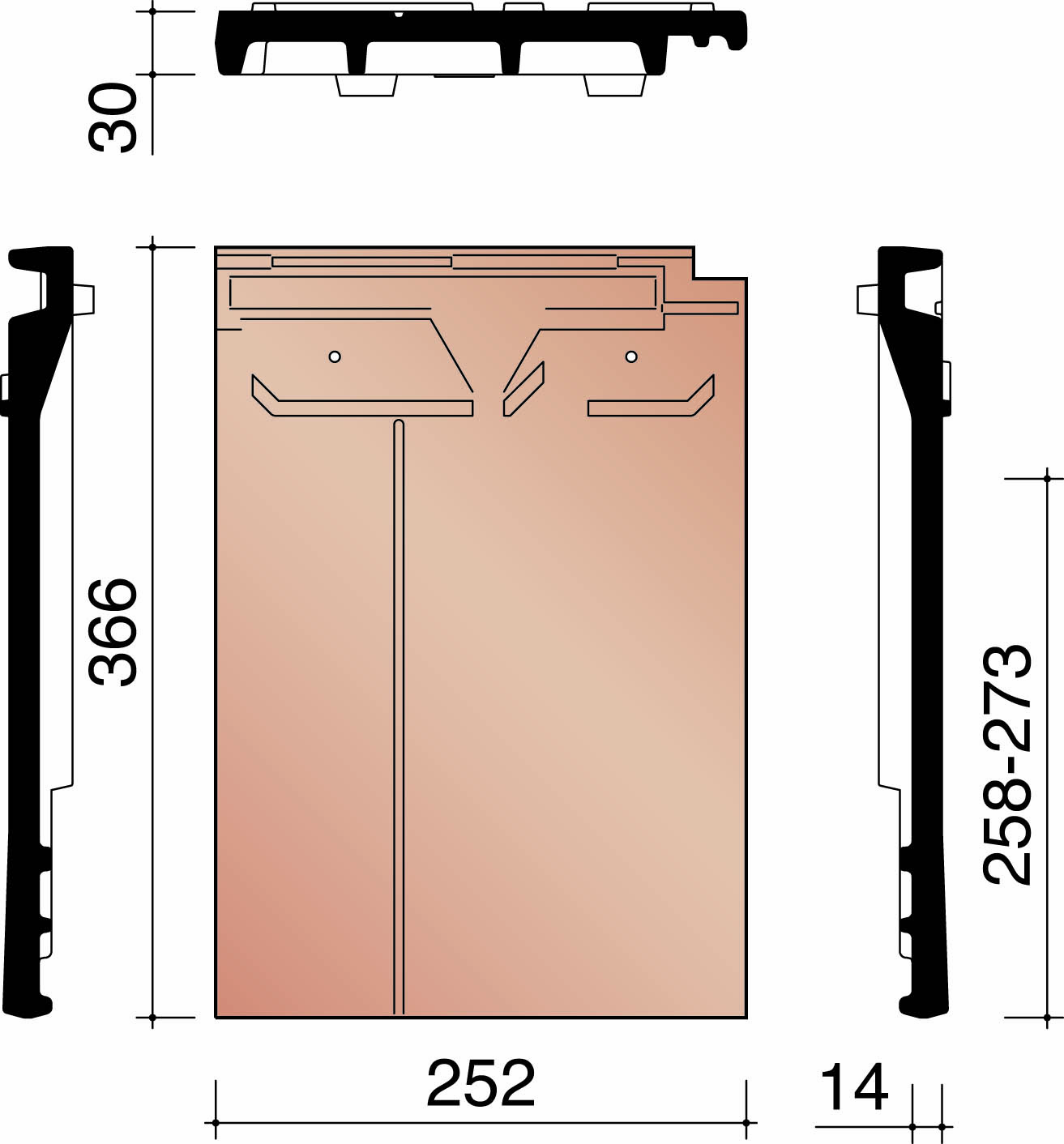 Migeon vauban pan anderh z zijsl antr mat 703