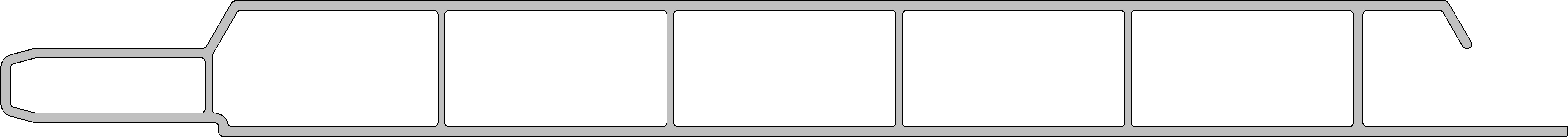 Dp 180 planchet geprof 0008 donkerbruin 6lm/st eur/lm