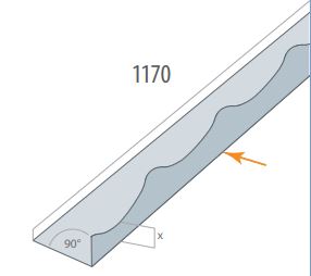 Permapan 40mm isolbescherm prof terra cotta eur/st