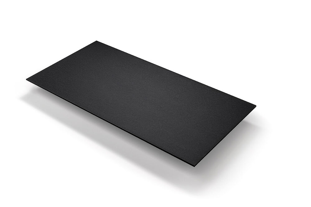 Tecta smooth leien 60/30 zg donkergrijs 4rh zonder gaten - vier rechte hoeken 15st/pak eur/st