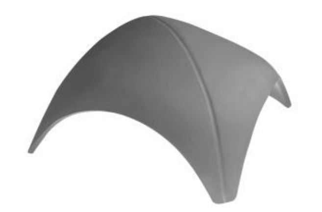 Crea vorsthoed w2 4 noordbomen mikado mat zwart eur/st 741