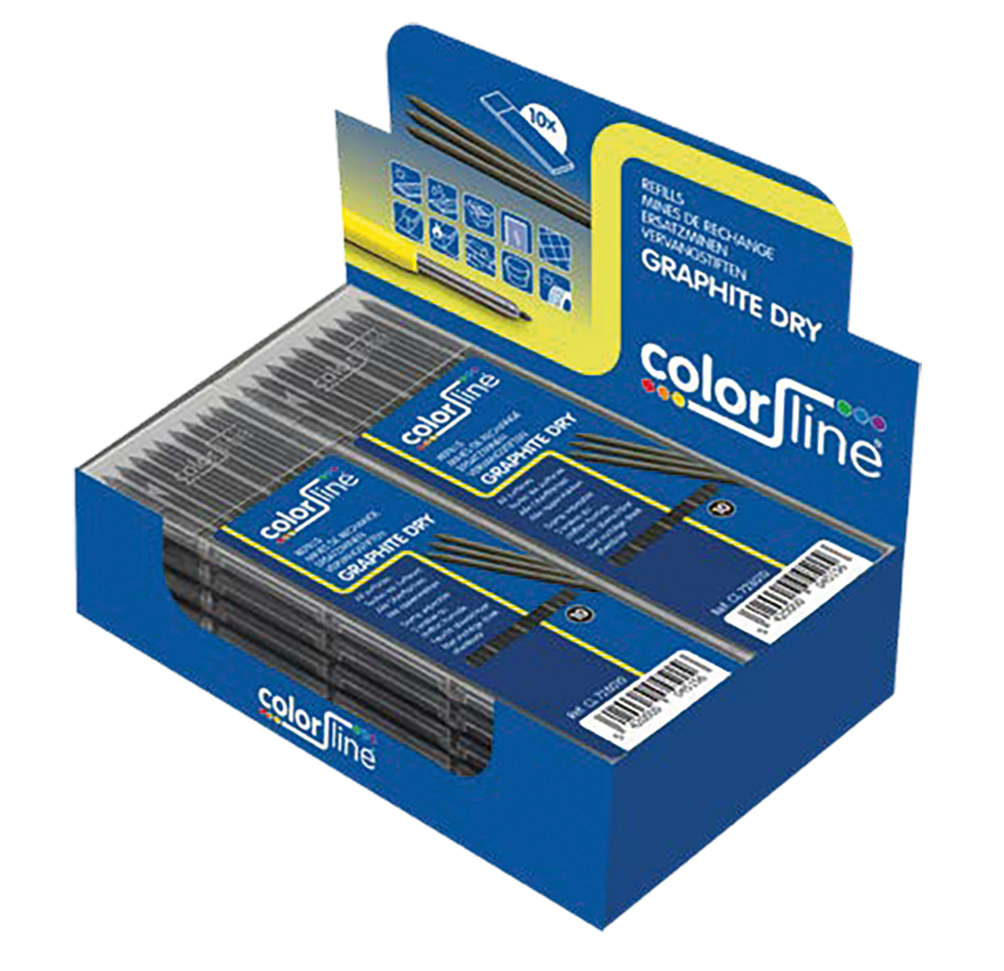 Prax 10x vervangstiften voor graphite dry eur/st