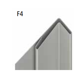 Zink   vm f4  quartz klikprofiel 3m/st 220020627