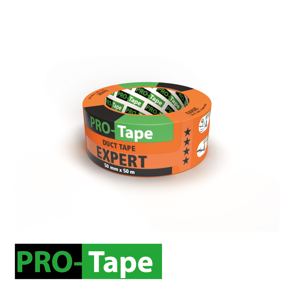 Prax tape expert duct 50mm x 50m oranje