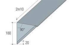 Ecopaneel pro hoekplaat 2,10m 33.250  8019  productie modde heule