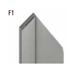 Zink   vm f1  startprofiel 3m/st (quartz) 220020612