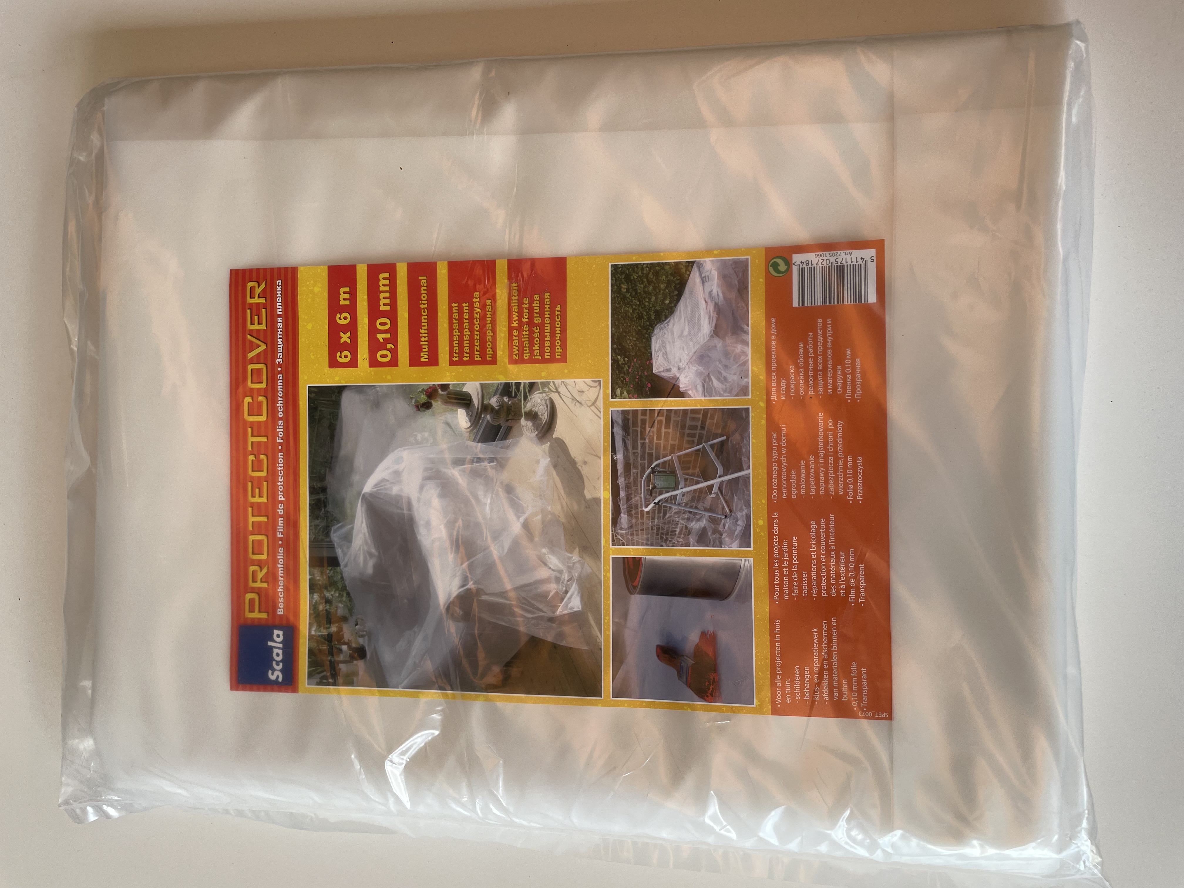 Scala plastic vellen 6x6 010 eur/st