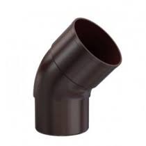 Rwa bruin bochten 45gr 100 mm eur/st