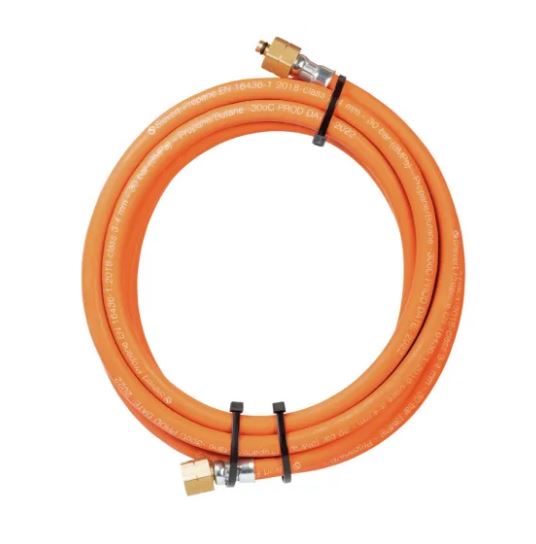 Sievert slang  4m dia 4mm 1x draai+1xvast vr pro88/86 eur/st