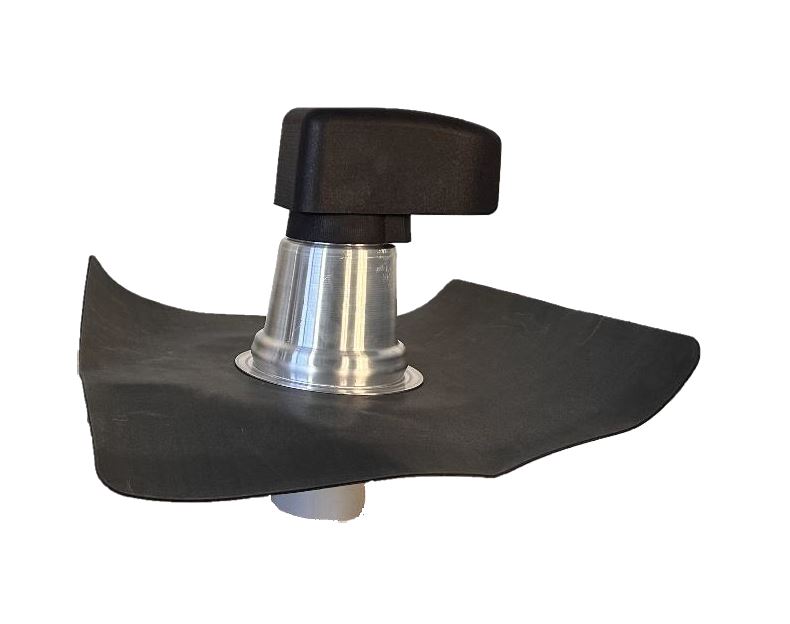 Roof kabeldoorvoer dubbelwandig 80mm met roofingslab eur/st