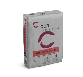 Cement ii/c- m sl 32,5r 25kg/zak (plastiek) 1600kg/palet eur/100kg