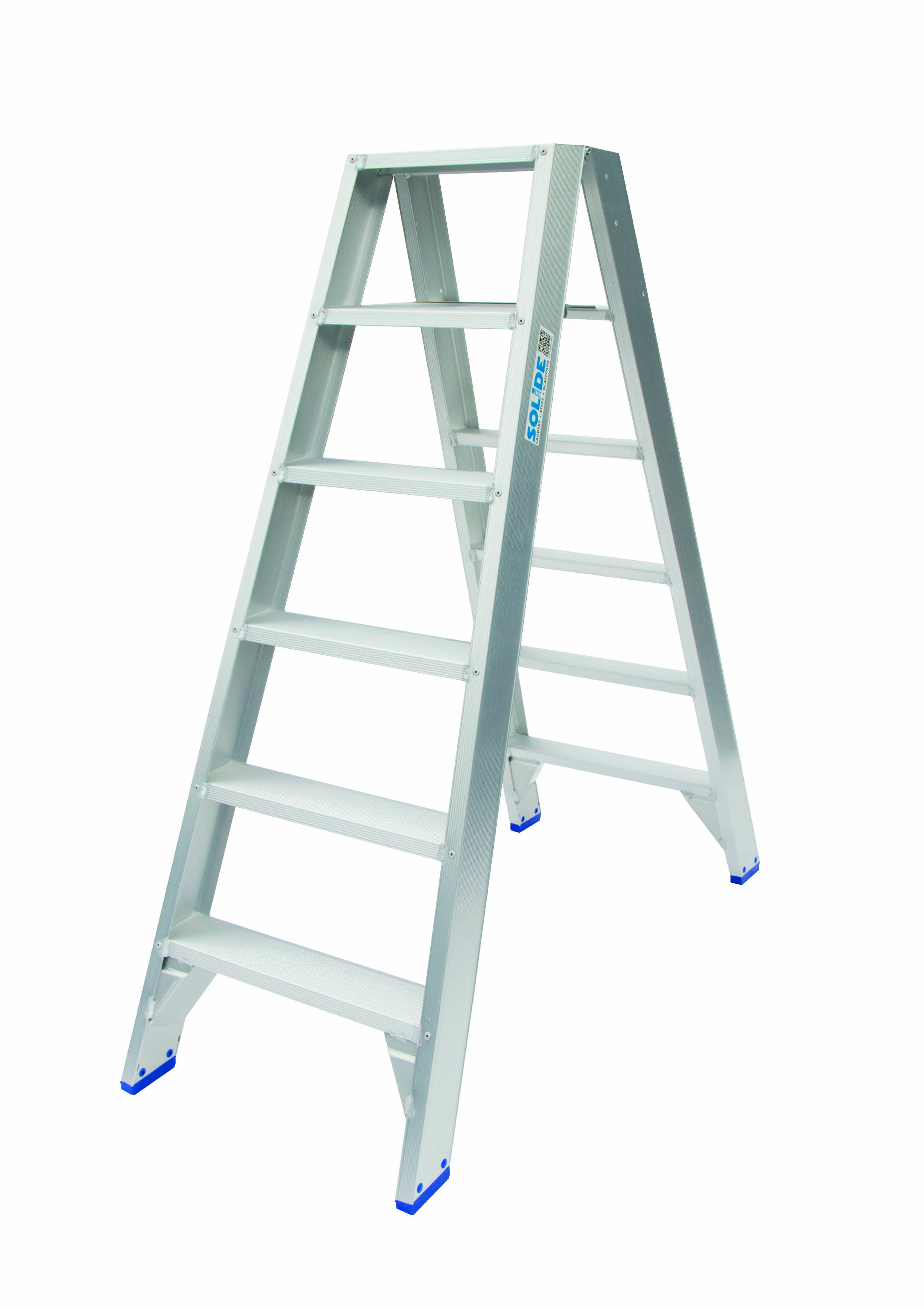 Sol dt06 trapladder dubbel 2 x 6 1,50m hoogte eur/st