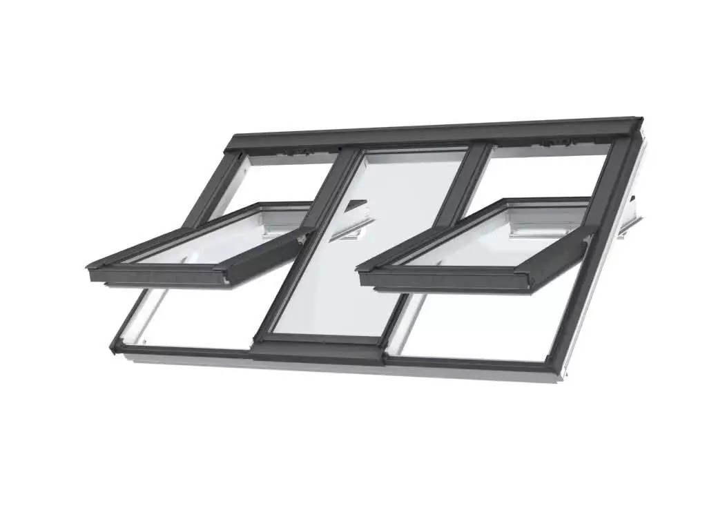 Velux ggls 2070 ffkf06 3in1 energy&comfort hout wit geverfd