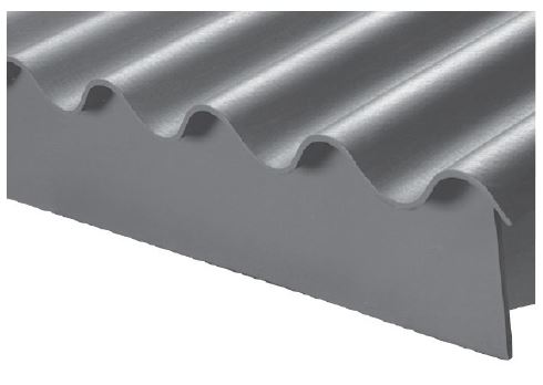 Nt gootaansluitst type c 6,5 golven naturel eur/st