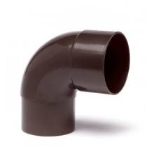 Rwa bruin bochten 90gr 100 mm eur/st