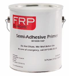 Frp primer semi-adhesive blauw 3,8l/pot eur/st